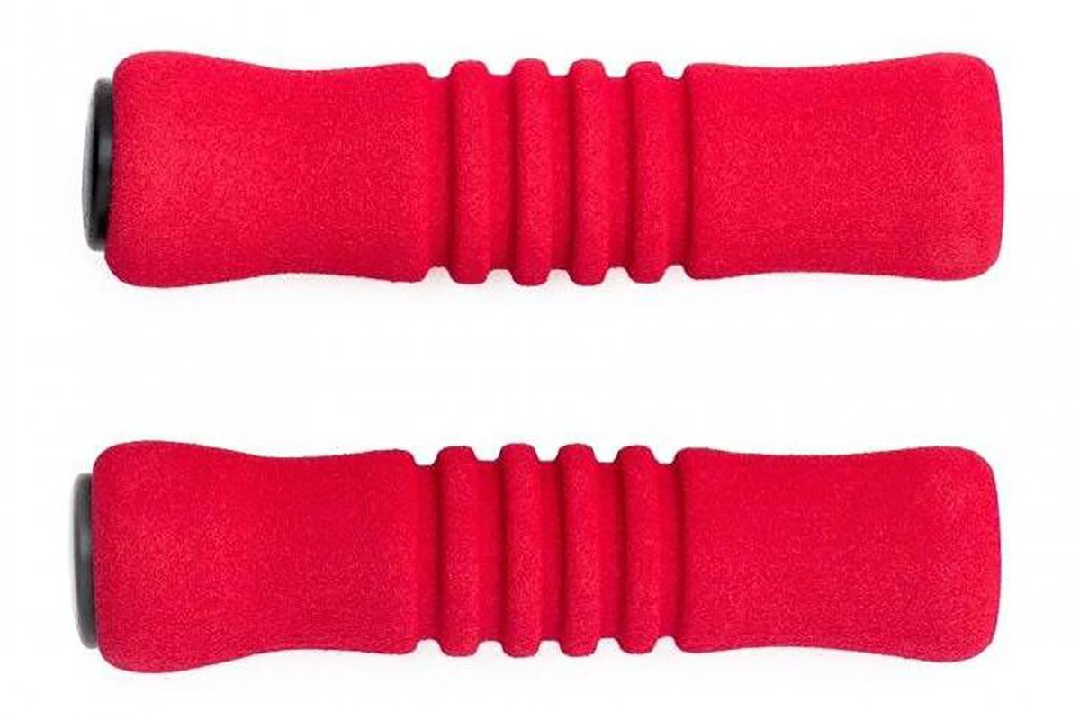 Грипсы пенополиуретановые, длина 125мм, цвет красный, H-G 22 Red