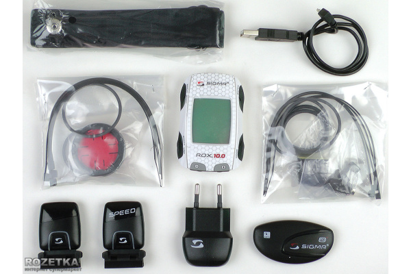 Велокомпьютер Sigma ROX 10.0 GPS SET, комплект с датчиками
